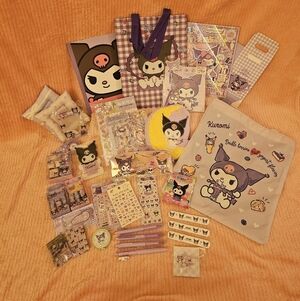 Sanrio Kuromi Party Supplies Set - Purple, Black, Yellow
